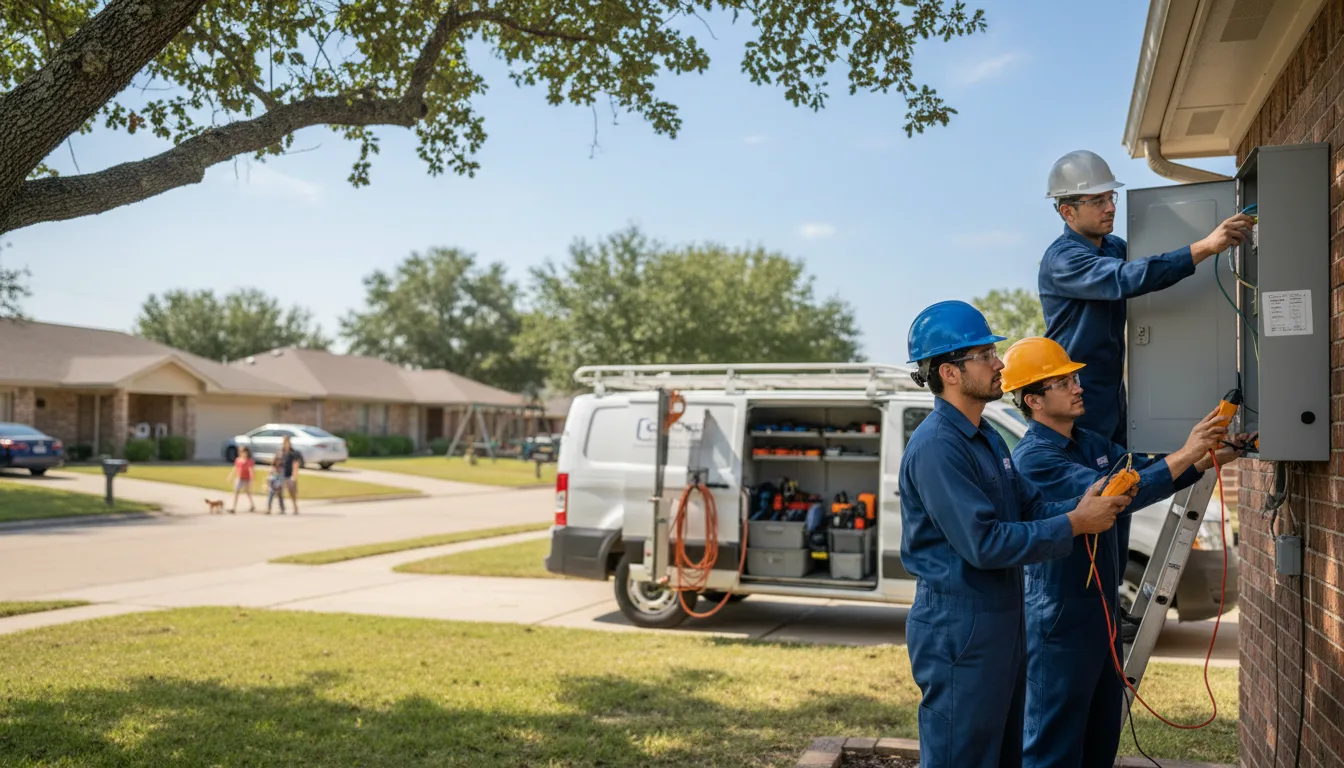 Certified electrician providing emergency electrical services in Plainville, IL